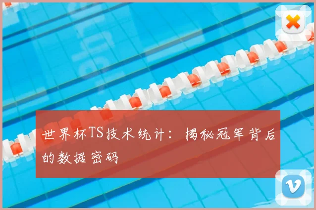世界杯TS技术统计：揭秘冠军背后的数据密码