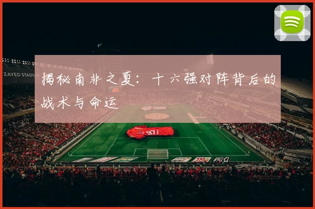 揭秘南非之夏：十六强对阵背后的战术与命运